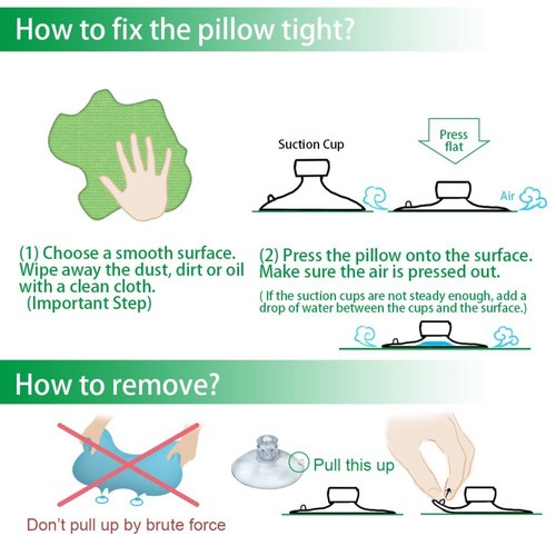 Supports Neck & Shoulders Home Spa Pillows for Bathtub, Hot Tub,Tub Pillows Rest - Picture 6 of 17