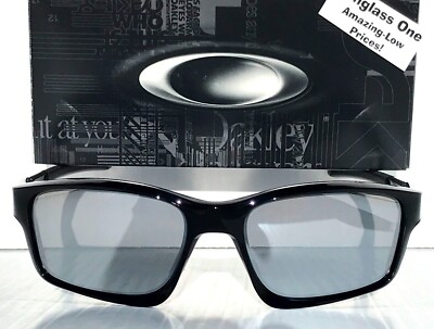 NEW Oakley CHAINLINK Black Ink POLARIZED Galaxy Chrome Lens