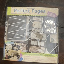Scrapbook Kit Dimensional Perfect Pages- Colorbok 12x12 Paper 30 Pieces Travel