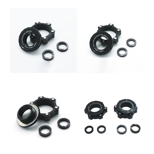 For Zoom Boost Thru Axle Hub Adaptors 15mm Front 12mm Rear Standard Centrelock - Picture 10 of 14