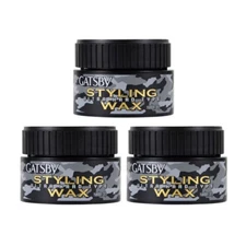 Gatsby Hair Wax / Mens Hair Styling Ultra Hard Wax / 80g x 3ea