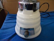 Vintage Osterizer White Beehive #448 Blender w/ 4 Cup Glass Jar Works USA Made