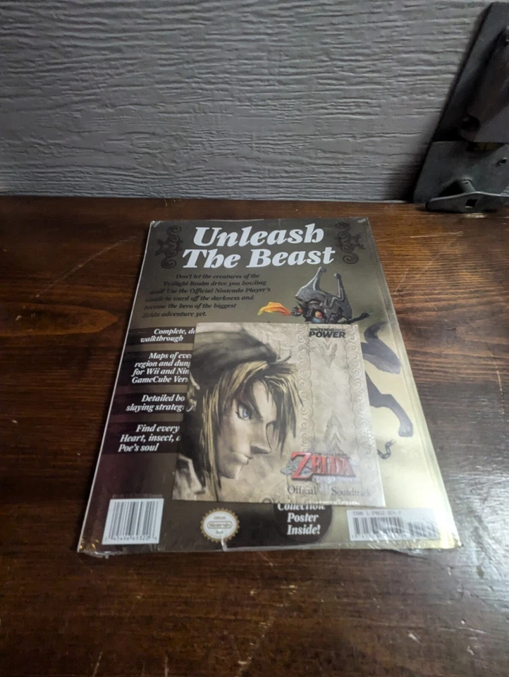 Zelda Twilight Princess Official Nintendo Strategy Guide Wii W Soundtrack NEW - Image 3 of 3