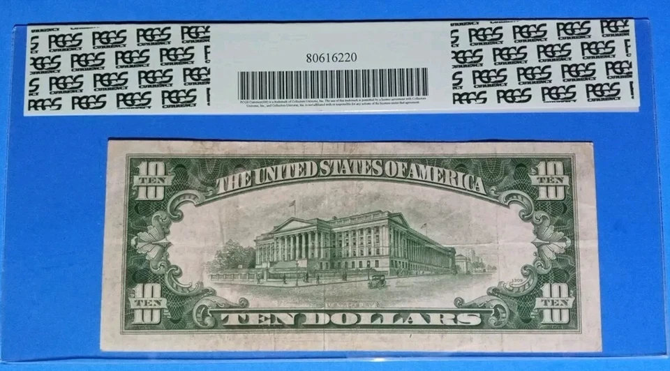 1934-D $10 ST. LOUIS Fr. 2009-H PCGS 25 PPQ SERIAL H09523698B - Image 2 of 2