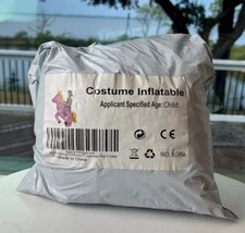 Inflatable Sitting Unicorn Costume, Halloween Costume, Child's Size, Color Pink