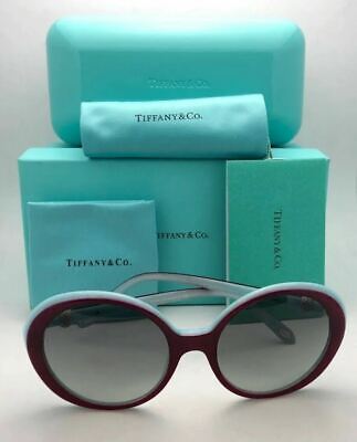 New TIFFANY & CO. Sunglasses TF 4107 8167/3C Fuchsia on Blue Frame