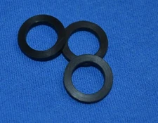 3 Black Top Cap Screw Rubber Felts Getzen 300 & 400 (390,490) Series Trumpets