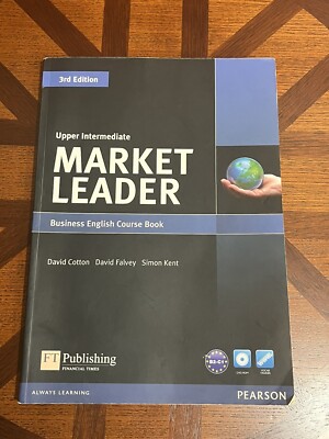 Market Leader Upper Intermediate Course Book with DVD-ROM 3rd Edition Pre-owned