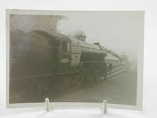 Vintage railway real photograph 60886 Darlington Station train steam locomotive