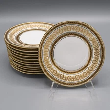 Charles Field Haviland Limoges Arizona Bread Plates 6.25" Set of 12 FREE US SHIP