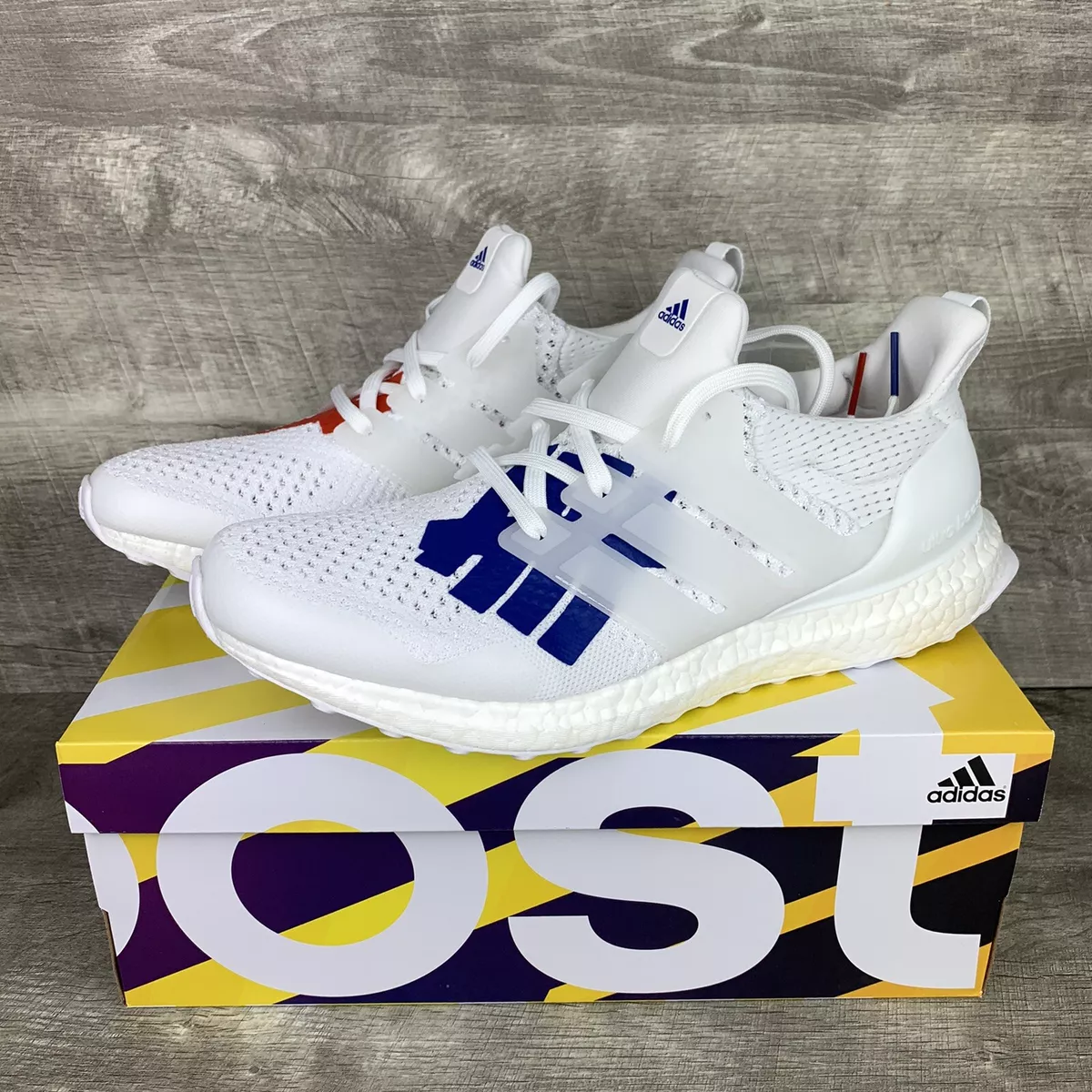 Adidas Ultra Boost 1.0 Undefeated Stars and Stripes White Red Blue