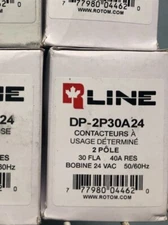NEW DEFINITE PURPOSE CONTACTOR 2P 30Amp 24Volts DP-2P30A24 CONTACTOR AC coil