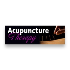 Acupuncture Therapy Vinyl Banner with Optional Sizes (Made in the USA)