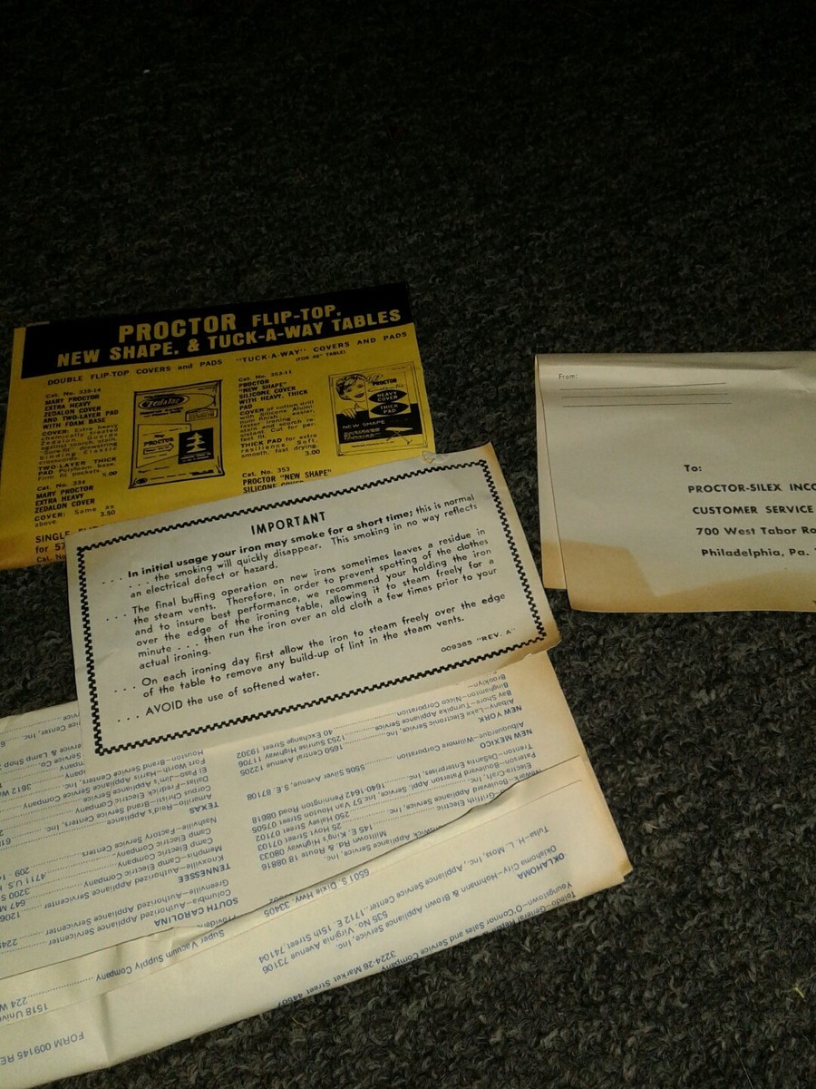 Vintage MARY PROCTOR Starflite Spray/Steam/Dry iron Model