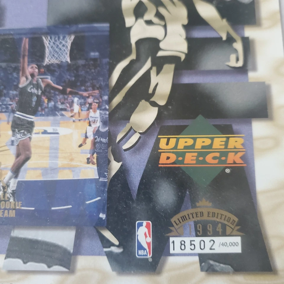 Баскетбольный лист 1994 Upper Deck LE# Uncut 5 карточек команда новичков НБА BB-101 - Изображение 4 из 4