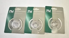 Lot of 3 Plumb Works Bathtub Mesh Strainer 679-0201 2-3/4" Stainless Steel
