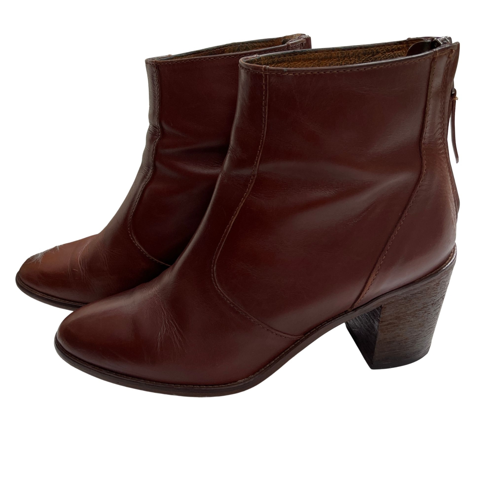 Ames Boot Chunky Heel Ankle Bootie | eBay