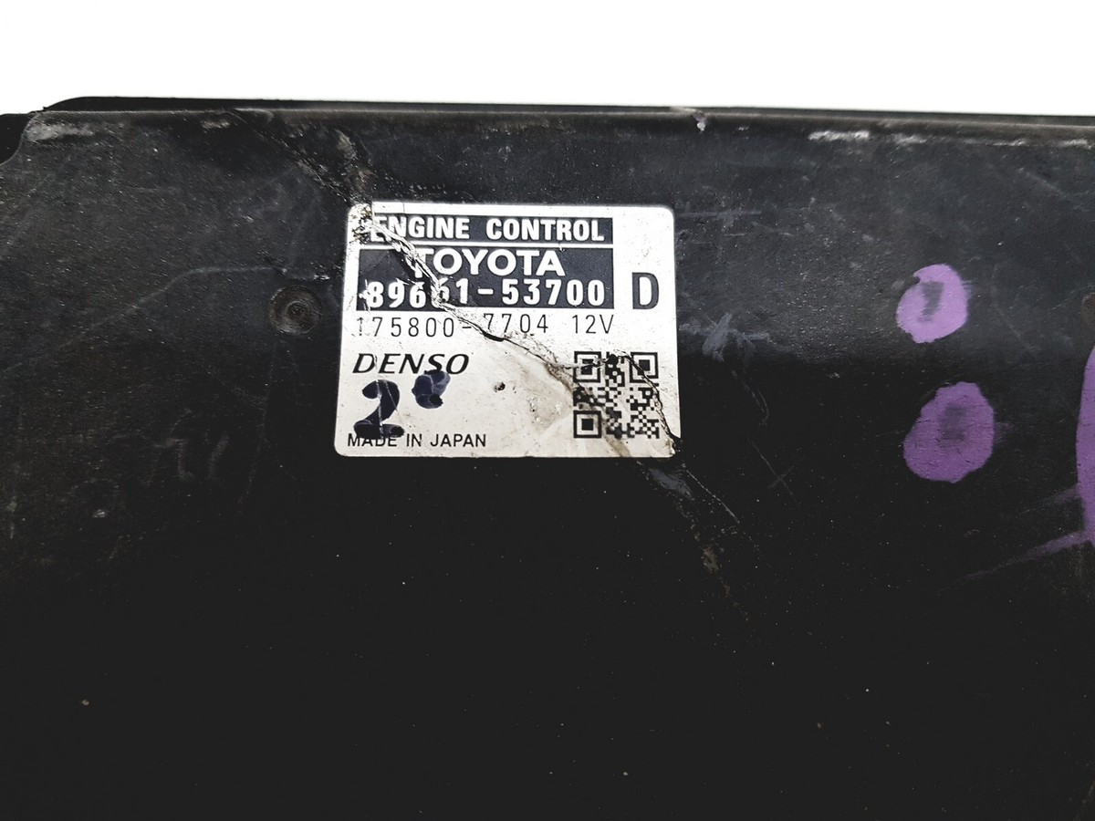 ECU DENSO 89661-53700 / 175800-7704 | eBay