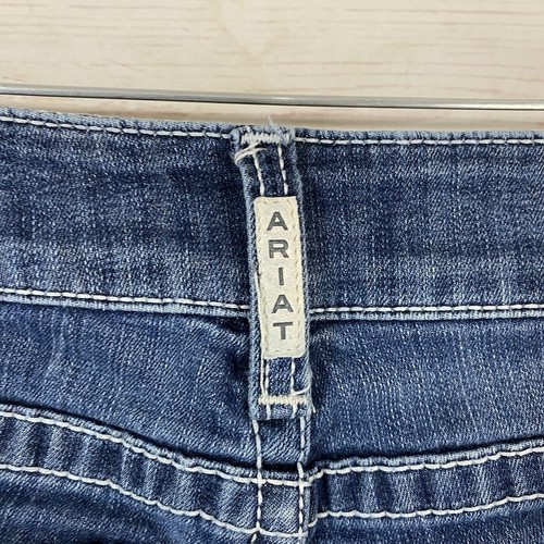 Ariat REAL Womens Boot Cut Jeans Size 29S Blue Cotton Blend Stretch 29x28 - Picture 6 of 13