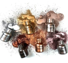 Metallic Powder Mehron theatrical stage cosmetic eye face body makeup FX hair 