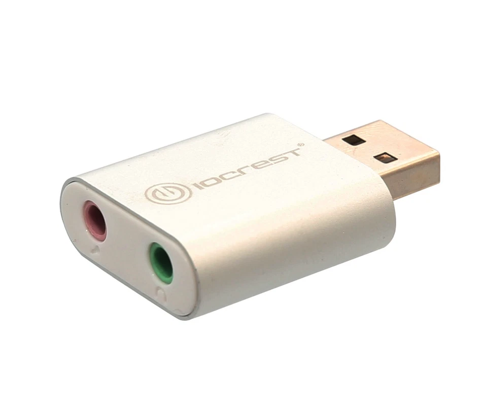 IO Crest SY-AUD20205 USB to Audio Adapter Convert PC USB Port into Sound Card - Image 4 of 4