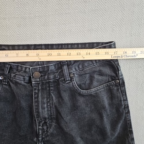 Calvin Klein Jeans Men's W34 L30 Slim Straight Leg Mid-Rise Black Denim EUC - Picture 3 of 16