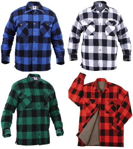 Flannel Jacket Sherpa Lined Extra 