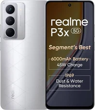 realme P3x 5G (Silver 128GB 6GB RAM) Dimensity 6400 Processor NO USA TARIFFS
