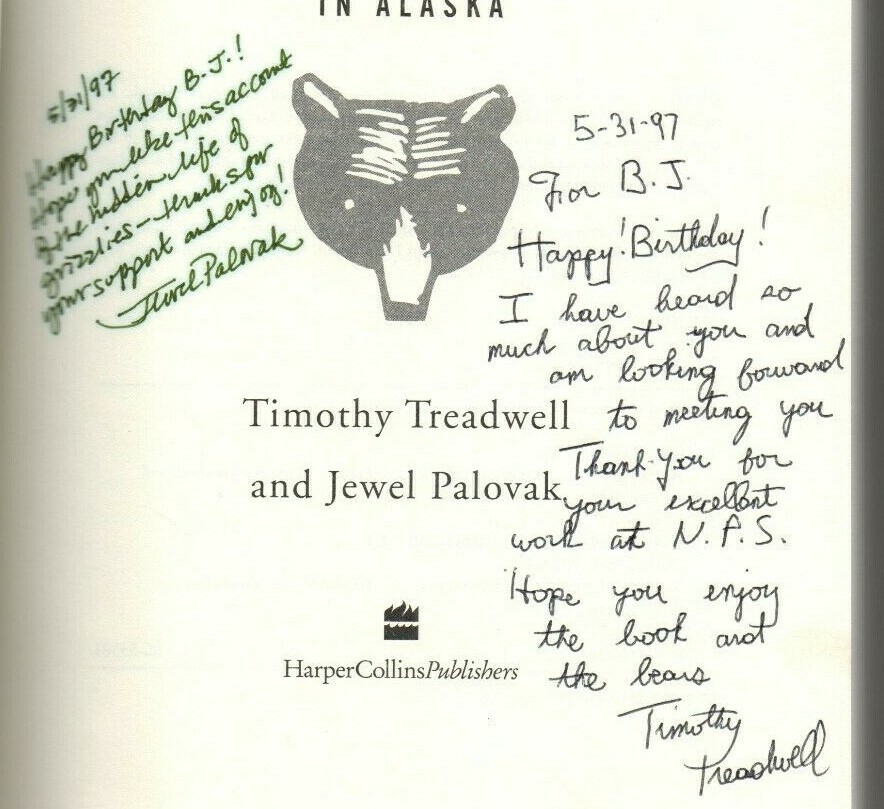 Among Grizzlies Bears in Alaska Timothy Treadwell Jewel Palovak both