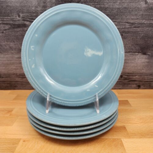 Cucina Agave Blue by Rachael Ray Set of 5 Salad Plate 8 1/4" 21cm Dinnerware  - Picture 1 of 5