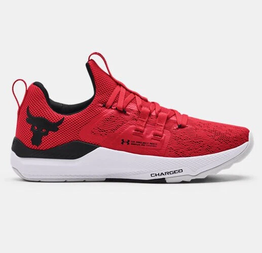 UNDER ARMOUR UNISEX PROJECT ROCK BSR TRAINING SHOES UA TRAINING RED SNEAKERS