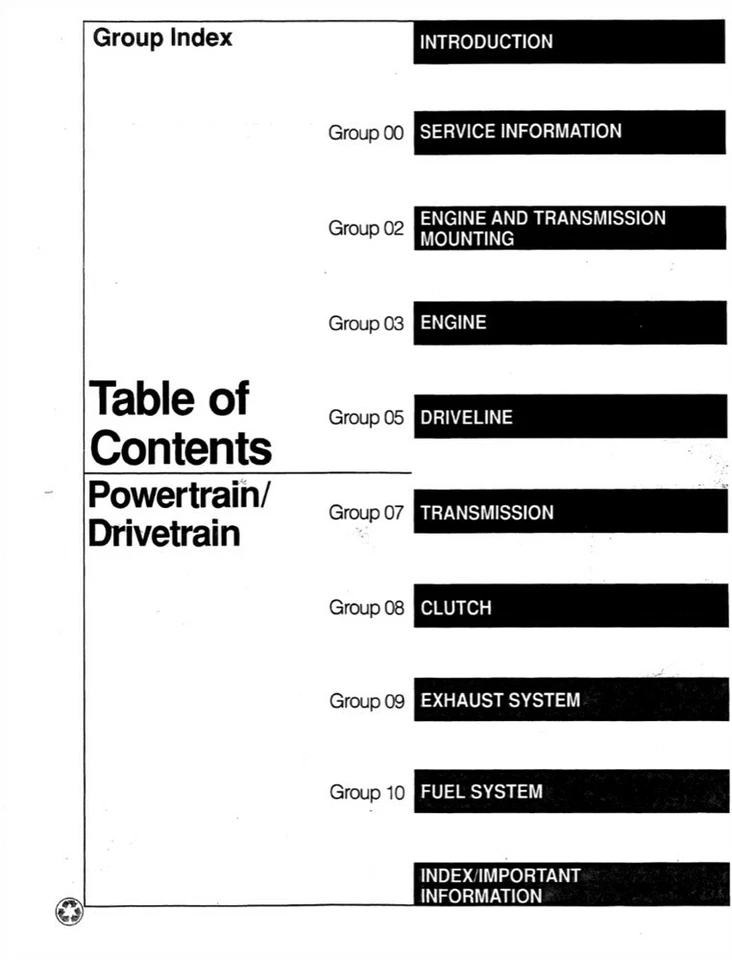 1994 Ford Truck F150 F350 Econoline Shop Service Repair Manual Engine Drivetrain - Image 2 of 4