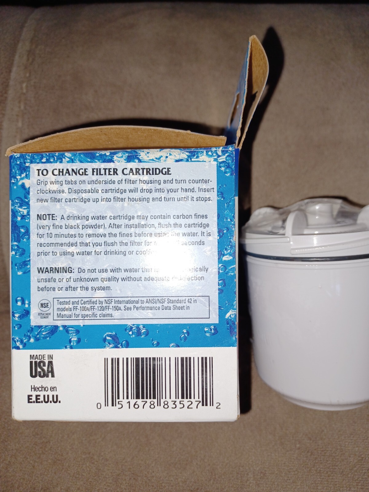 Culligan Faucet Filter Replacement Cartridge for Model FF100A 120/FF