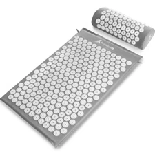 Prosource Fit Acupressure Pillow for Neck & Lumbar (Grey) - FREE SHIPPING!!