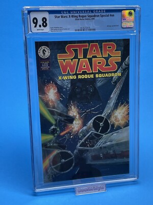 Star Wars X-Wing Rogue Squadron Special CGC 9.8!   Rare Kellogg's 95 Promo!