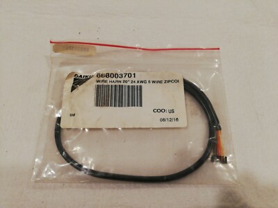 Daikin 668003701 Wire Harn 20'' 24 AWG 5 Wire Zipcoi