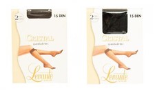 SG women's ankle boot 2 pairs 15 den 17 dtex sheer comfort band LEVANTE arts