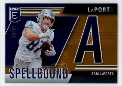 2024 Panini Donruss Elite Spellbound Orange /99 Sam LaPorta #11 16q7