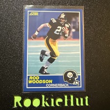 RH421 1989 Score - Rod Woodson #78 RC Rookie Card. rookie card picture