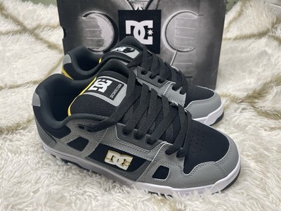  *NIB*DC Stag Casual Low Top Skate Shoes Men's Size 11 - Gray/Yellow Fast Ship!