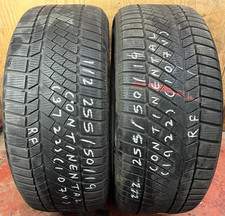 2 x 255 x 50 R19 107V XL CONTINENTAL  Conti Winter Contact TS830P  RUNFLAT TYRES