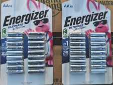 Energizer Ultimate Lithium 18 AA Single Use Batteries - 2 Pack Total Of 36AA