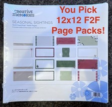 Creative Memories Fast2Fab 12x12 Album PAGES - Pick Your Favorite - NIP