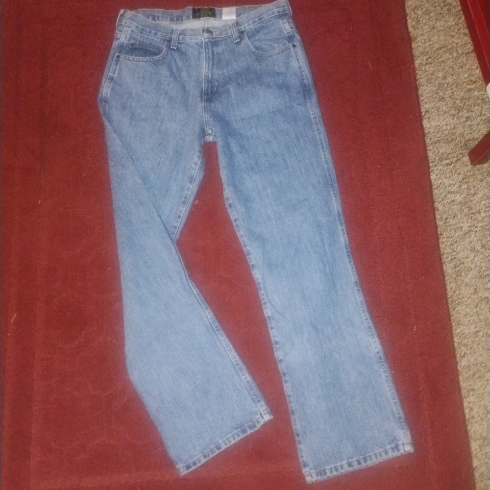 Men's Redhead Jeans Light Blue, Relaxed Fit, 31 x 32, 31 Waist X 32 Length, Jean - Image 2 of 4