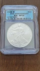 2006-W American Silver Eagle ICG SP70 20th Anniversary Satin Finish