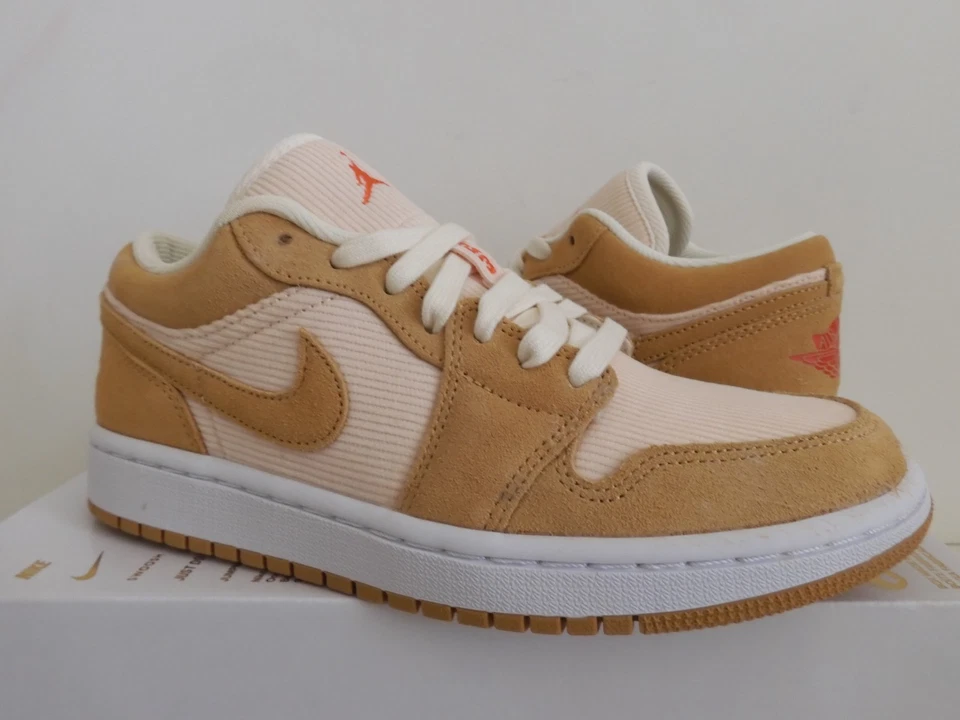 Nike Air Jordan 1 Low Se Twine-Naranja-Cuarzo Pana Mujer Talla 7.5 [DH7820-700] Foto 2 de 4