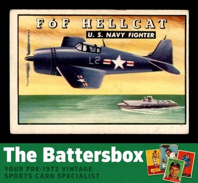 1952 Topps Wings #28 F6F Hellcat    VGEX X3749083