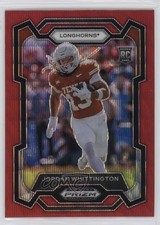 2024 Panini Prizm Draft Picks Ruby Wave Prizm Jordan Whittington #170 3hd