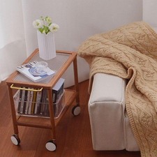 Carrello in legno da teatable in miniatura scala 1/6 per l'arredamento della