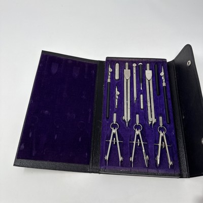 Vintage Dietzgen  Mechanical Drafting/Drawing/Engineering Instrument Set w/Case